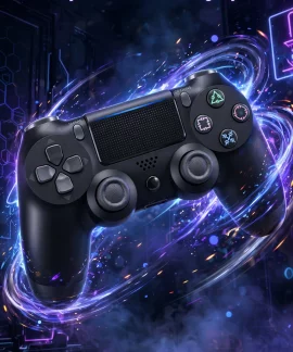 Tay Cầm Chơi Game P4 Không Dây Bluetooth Rung Kép