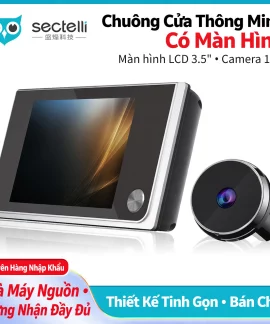 Chuông cửa mắt thần điện tử camera màn hình 3.5 inch